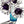 Flower in blue vase